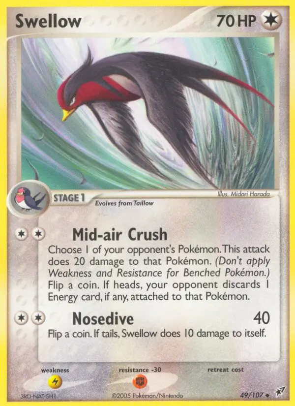 Swellow, Normal