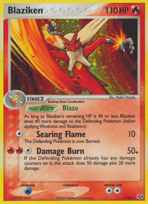 Blaziken, Normal