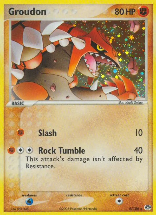 Groudon, Holo