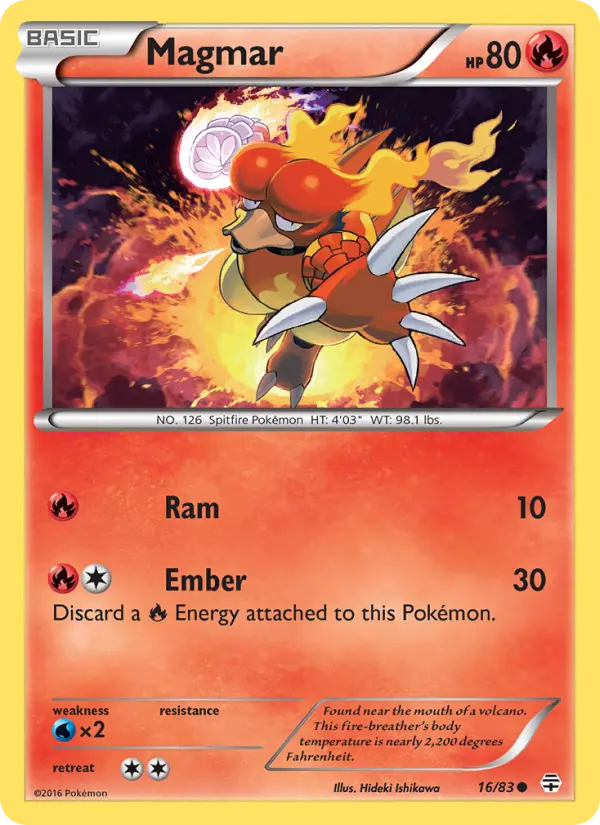 Magmar, Normal