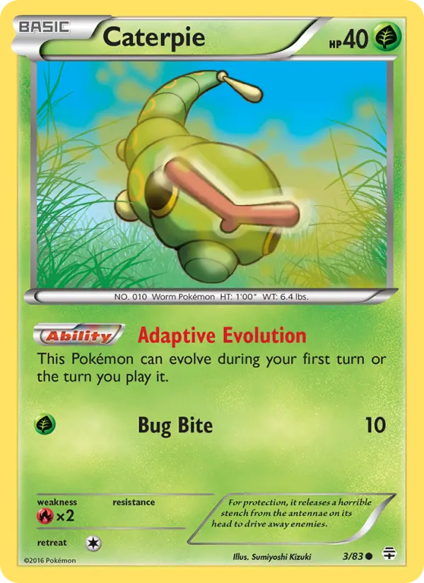 Caterpie, Normal