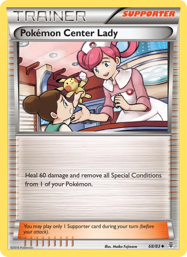 Pokémon Center Lady, Normal
