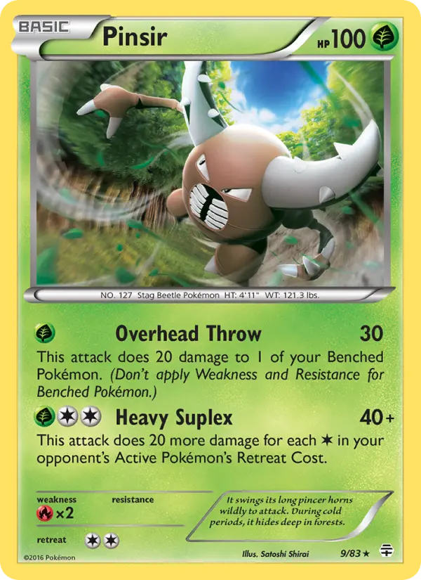 Pinsir, Normal