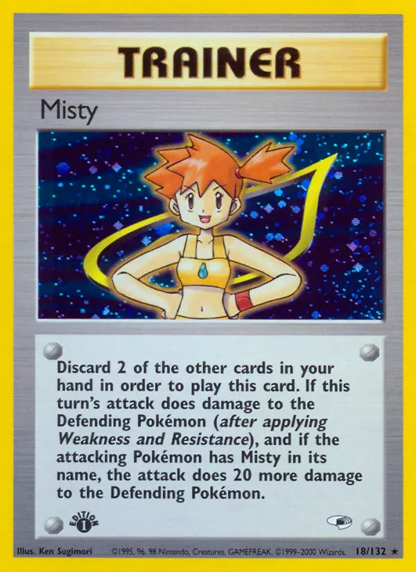Misty, First Edition Holo