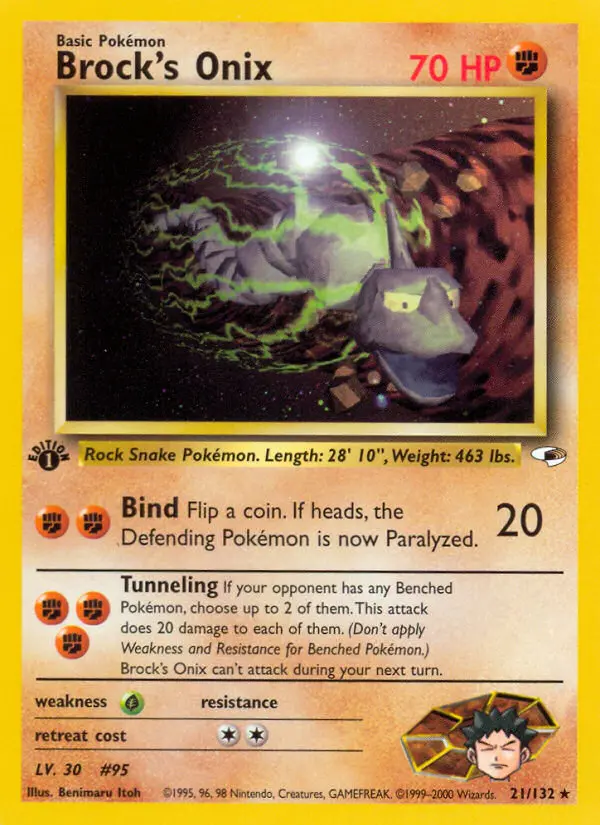 Brock's Onix, First Edition Normal