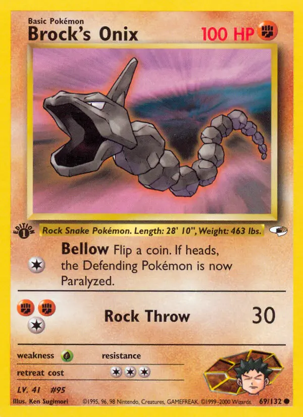 Brock's Onix, First Edition Normal