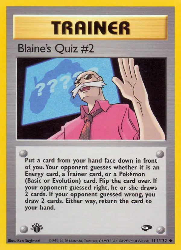 Blaine's Quiz #2, First Edition Normal