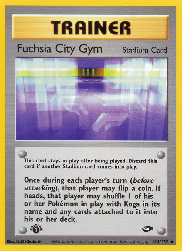 Fuchsia City Gym, First Edition Normal