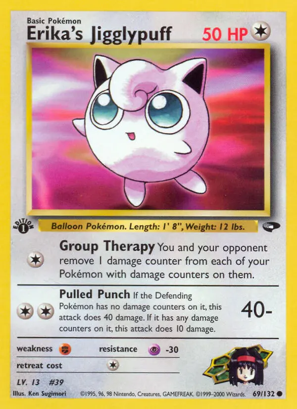 Erika's Jigglypuff, First Edition Normal