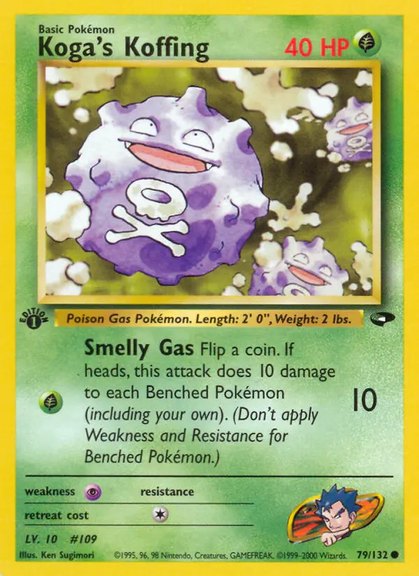 Koga's Koffing, First Edition Normal