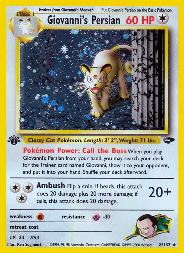 Giovanni's Persian, First Edition Holo