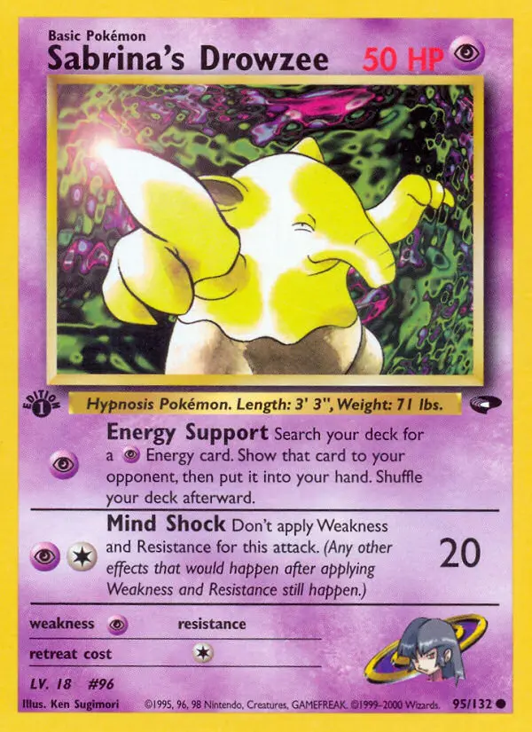 Sabrina's Drowzee, First Edition Normal