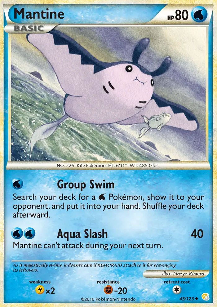 Mantine, Normal