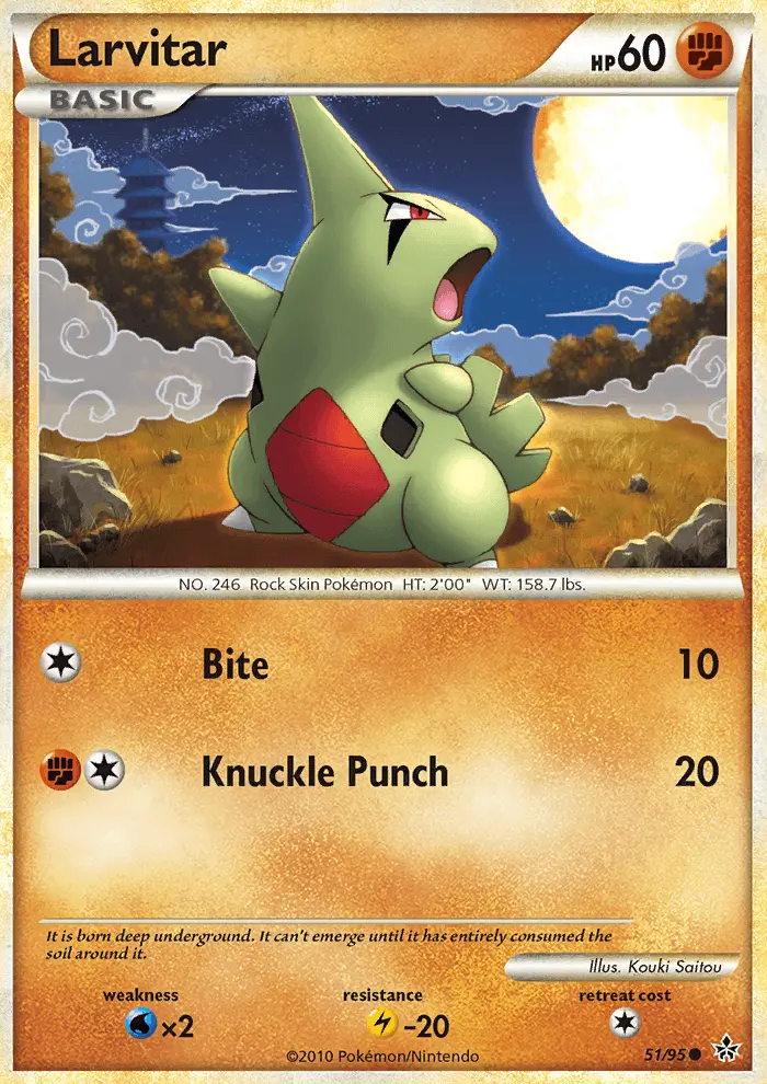 Larvitar, Normal