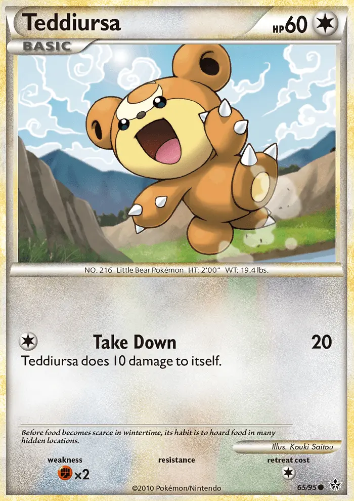 Teddiursa, Normal