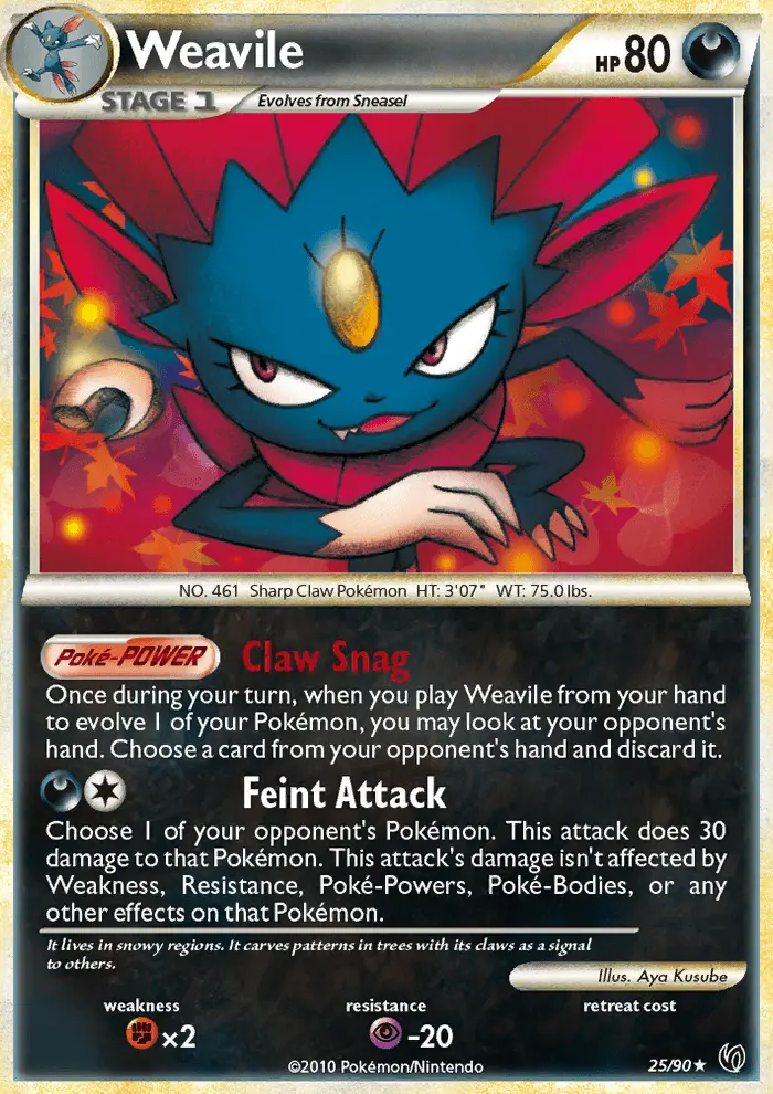 Weavile, Normal