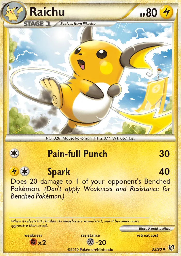 Raichu, Normal