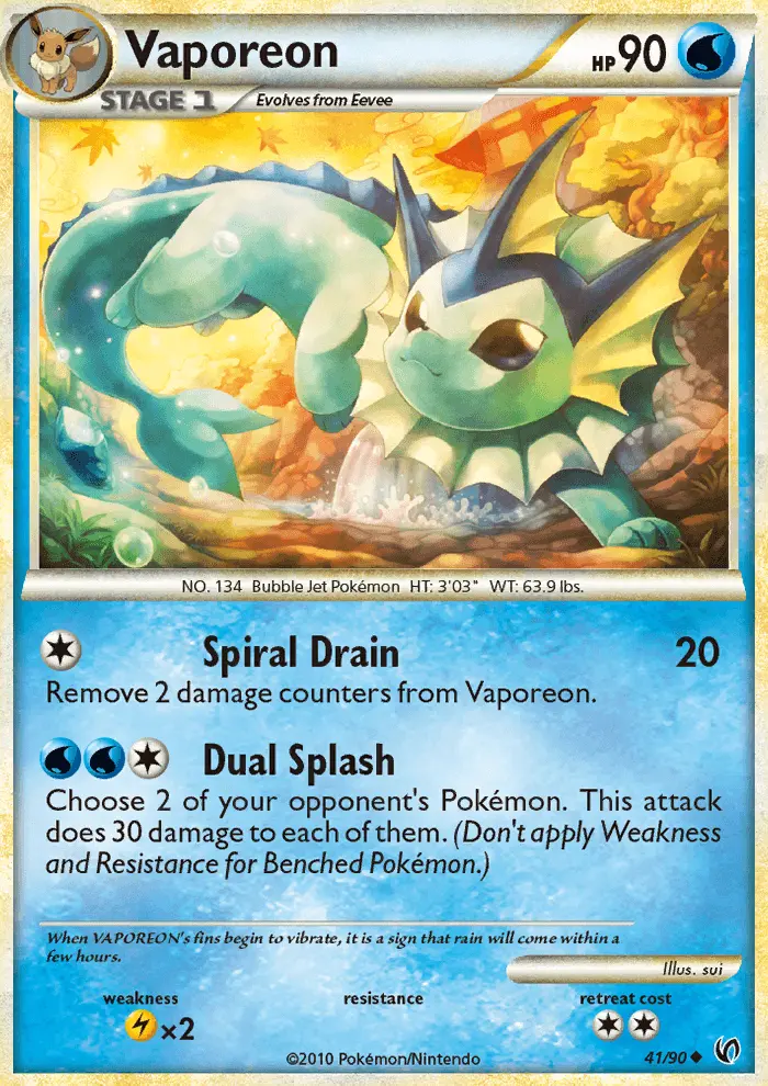 Vaporeon, Normal