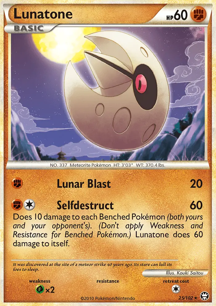 Lunatone, Normal