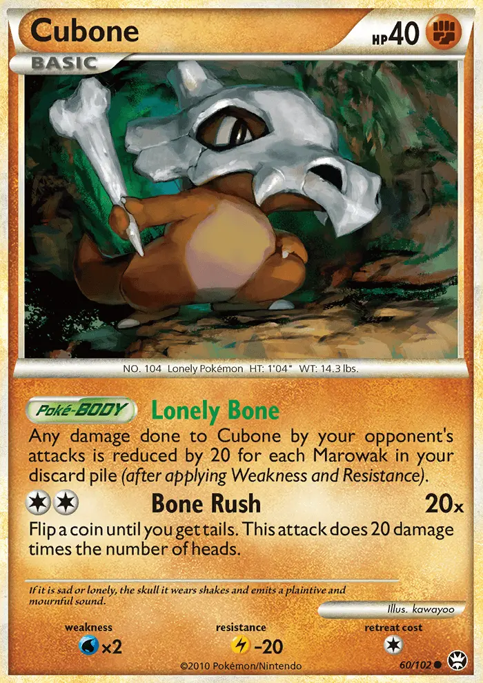 Cubone, Normal