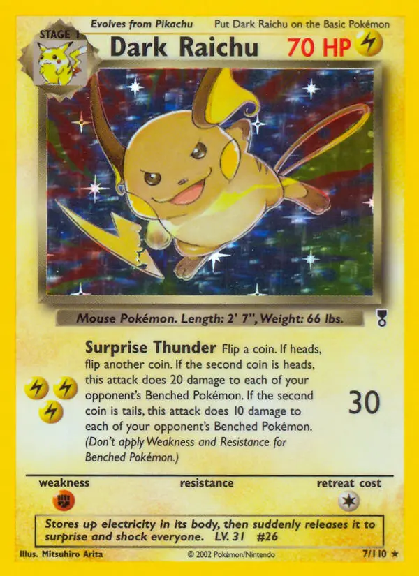 Dark Raichu, Holo