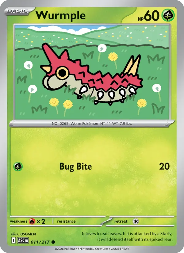 Wurmple, Normal