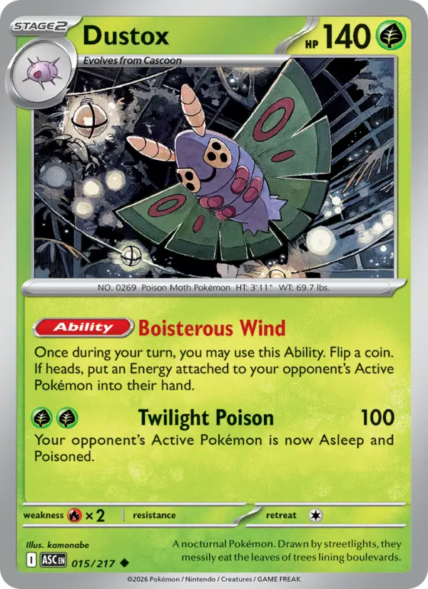 Dustox, Normal
