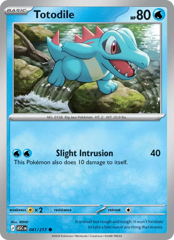 Totodile, Normal