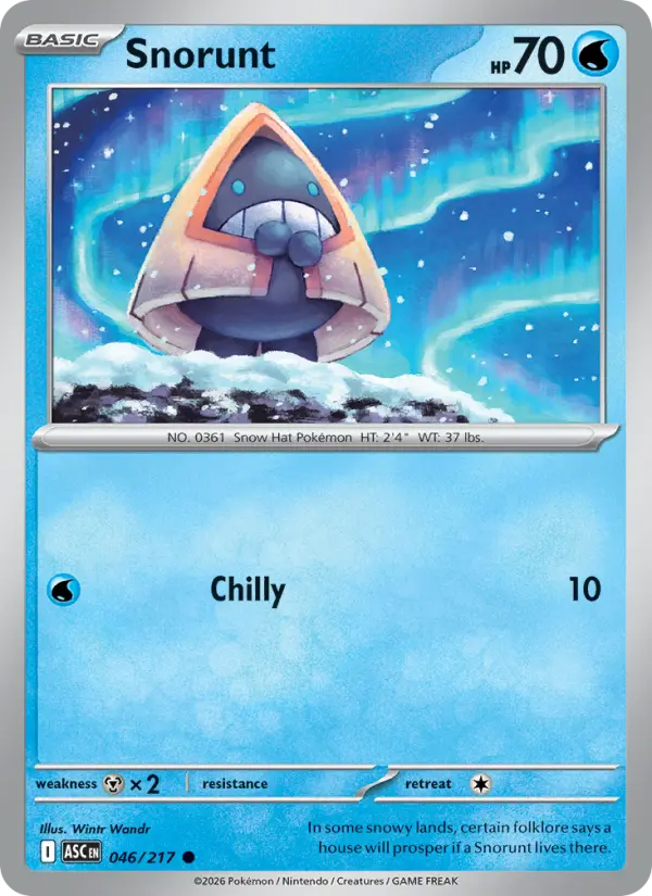 Snorunt, Normal