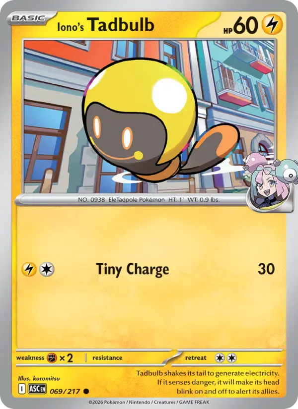 Iono's Tadbulb, Normal