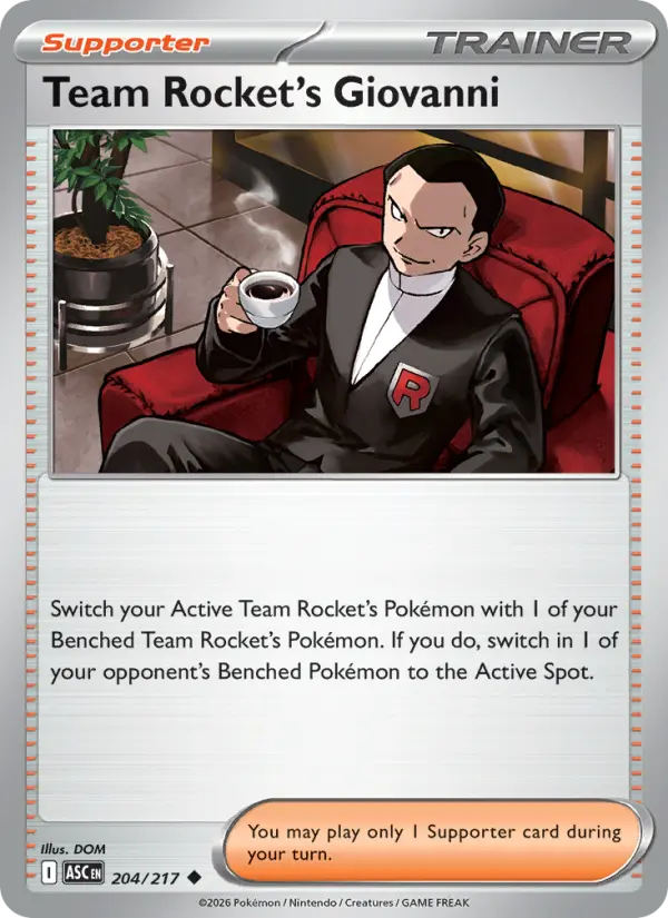Team Rocket's Giovanni, Normal