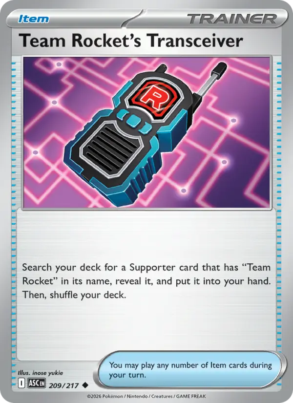 Team Rocket's Transceiver, Normal