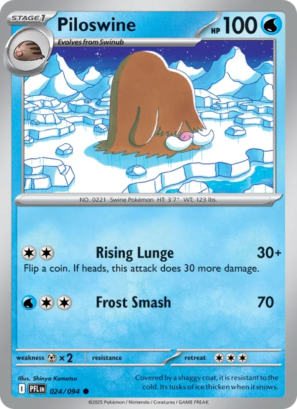 Piloswine, Normal