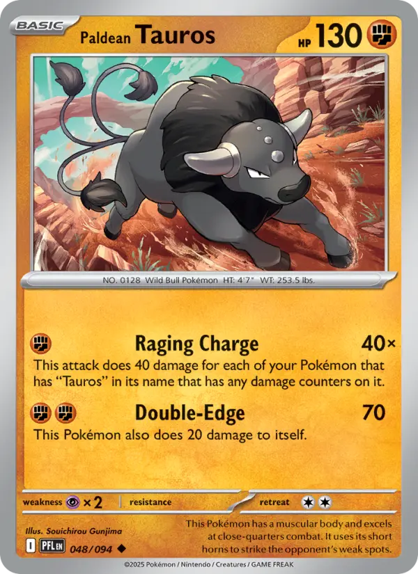 Paldean Tauros, Normal