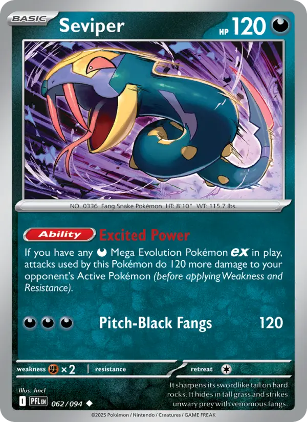 Seviper, Normal