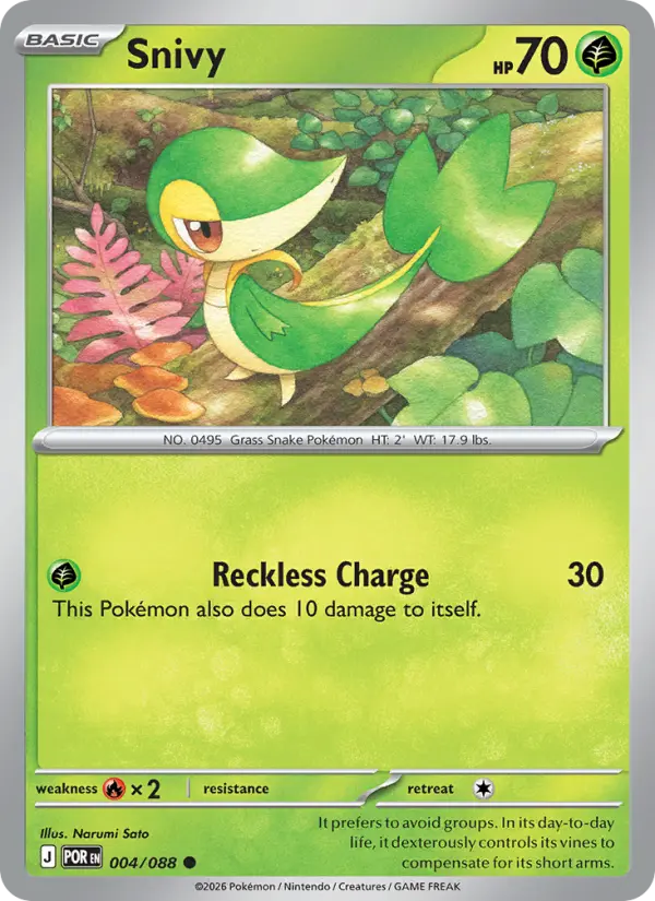 Snivy, Normal