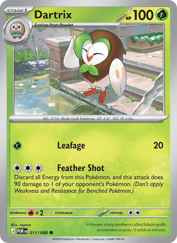 Dartrix, Normal