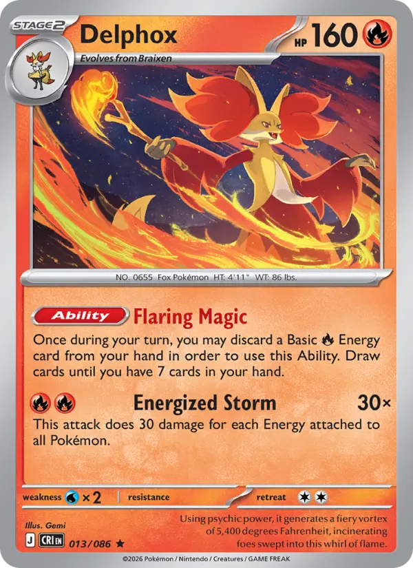 Delphox, Normal