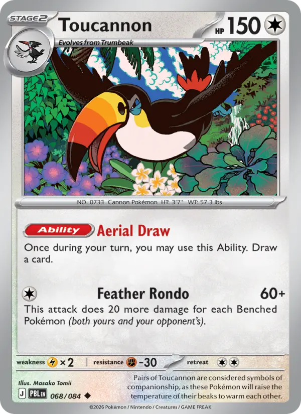 Toucannon, Normal