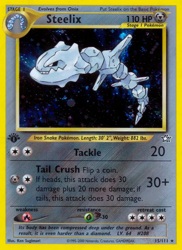 Steelix, First Edition Holo