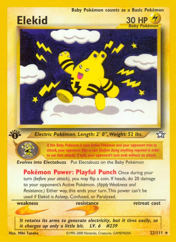 Elekid, First Edition Normal
