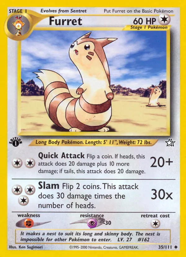 Furret, First Edition Normal