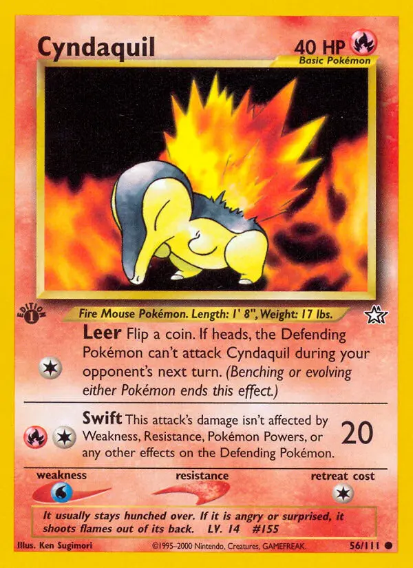 Cyndaquil, First Edition Normal