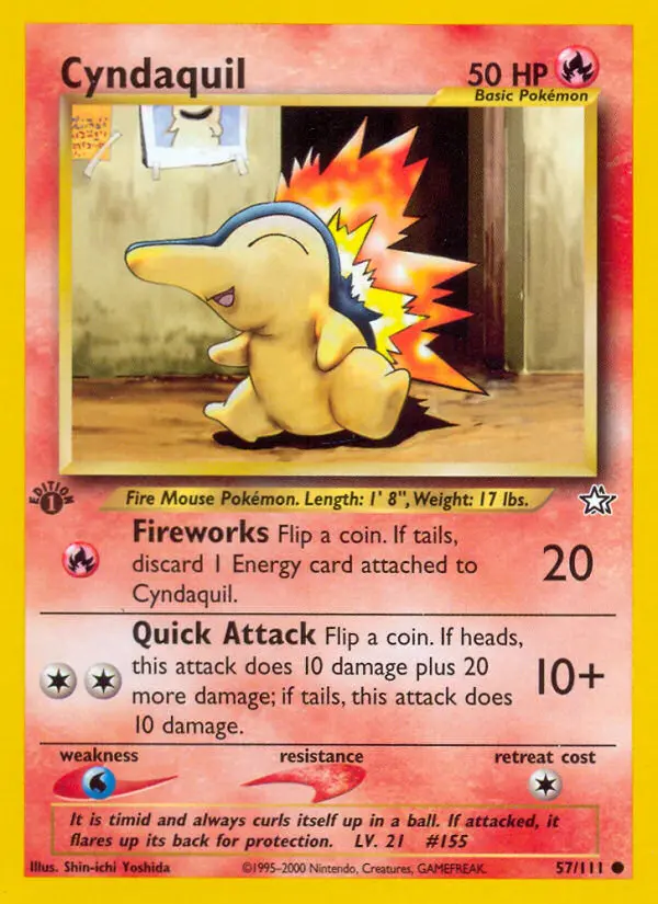 Cyndaquil, First Edition Normal