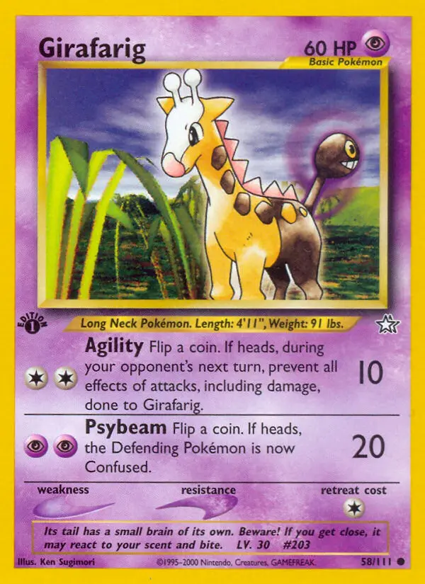 Girafarig, First Edition Normal
