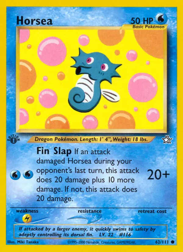 Horsea, First Edition Normal