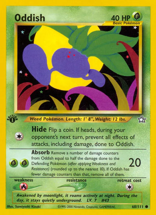 Oddish, First Edition Normal