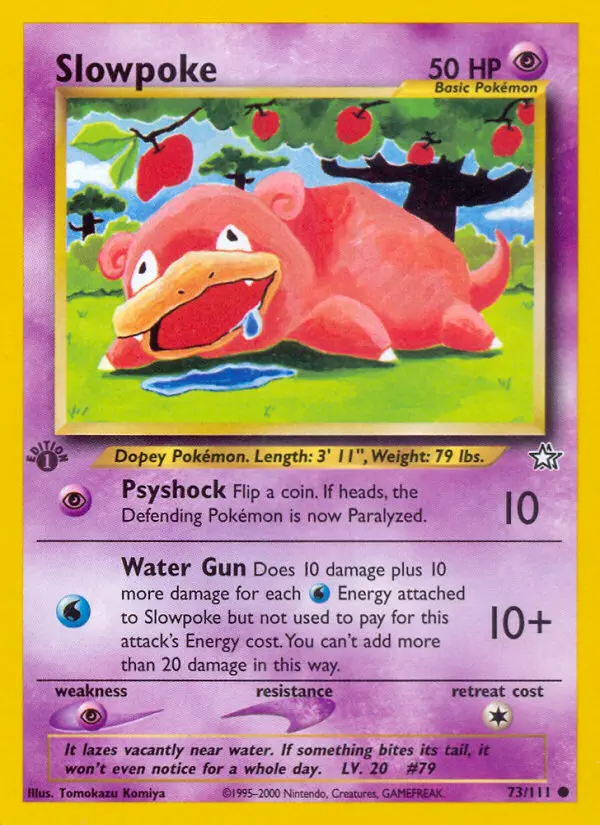 Slowpoke, First Edition Normal