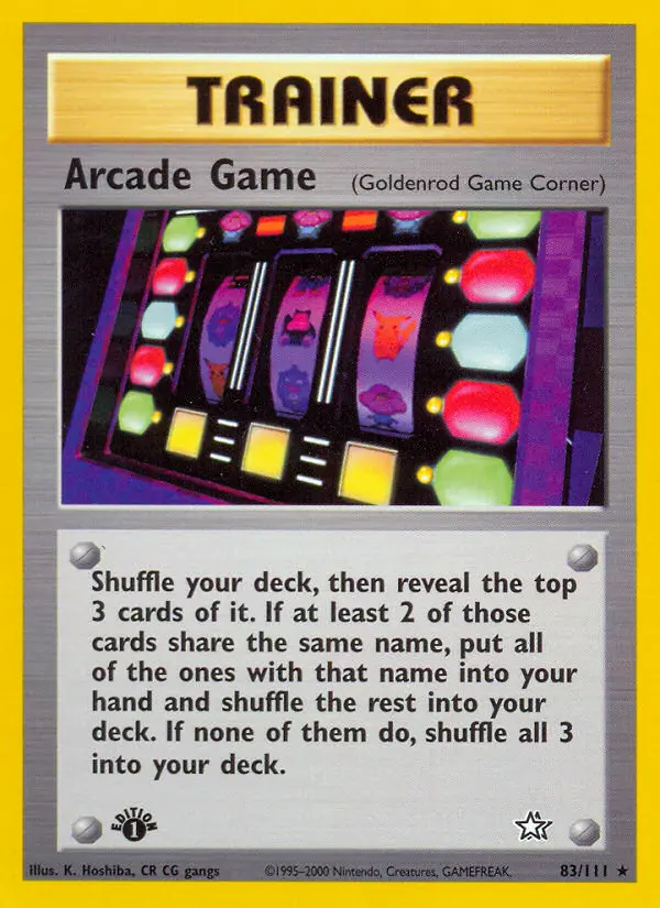 Arcade Game, First Edition Normal