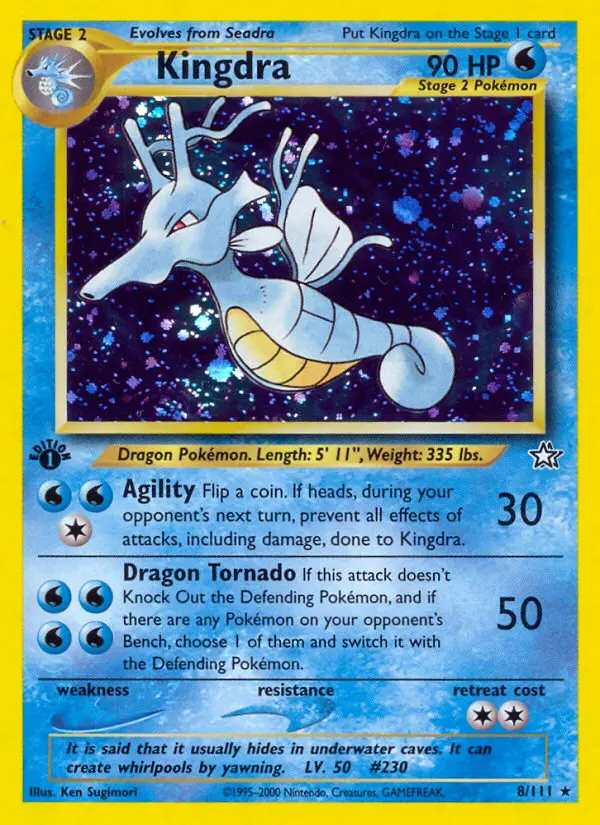 Kingdra, First Edition Holo